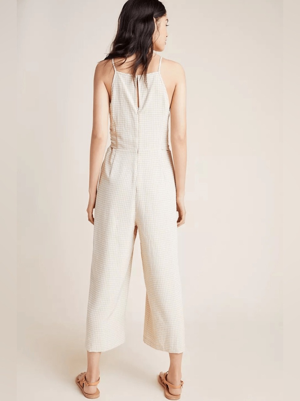 Greylin Gingham Jumpsuit - Picture 3 of 9